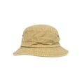 thumbnail image 1 of Top Headwear Washed Design Bucket Hat, Khaki S/M, 1 of 2