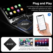 Binize Wireless CarPlay/Android Auto Adapter for Car with Factory Wired CarPlay/Android Auto