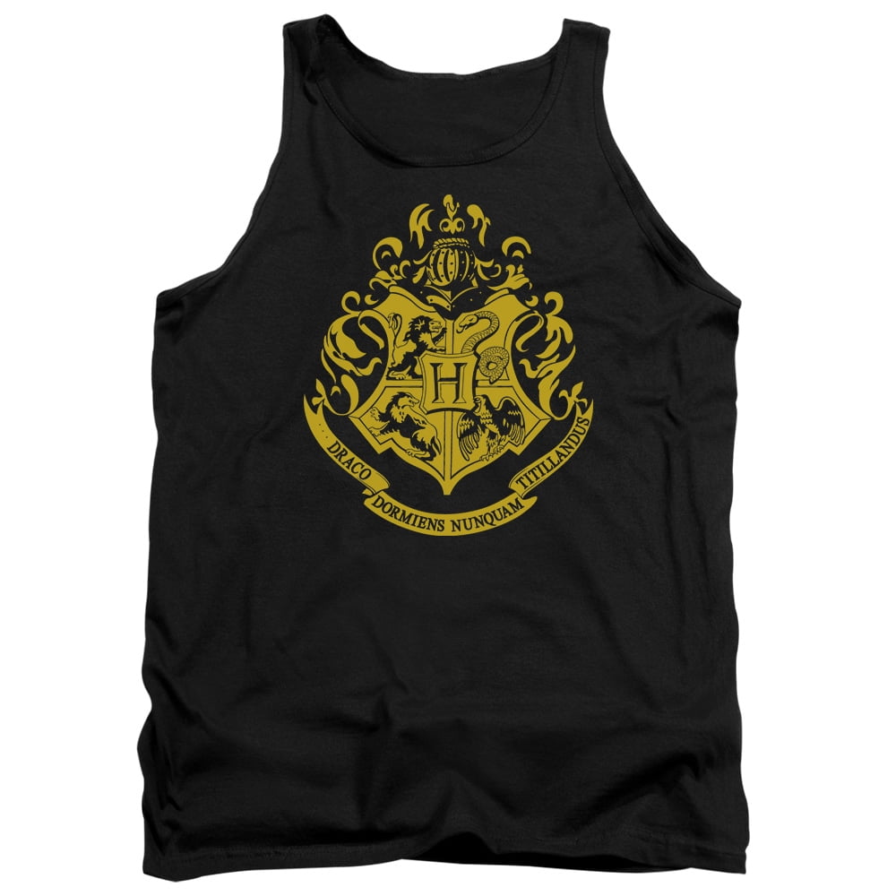 Harry Potter Womens Hogwarts Crest Tank Top XX-Large Black
