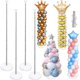 thumbnail image 1 of Juego de 4 Soportes de Columna para Globos, Soporte Ajustable para Torre de Globos con Base, Soporte para Globos para Boda, Cumpleaños, Graduación, Decoración de Fiesta, 1 of 4
