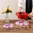 thumbnail image 7 of Butterfly 2 Pack Pot Holders Trivets, Heat Resistant Hot Pads for Kitchen Table Decoration Trivets for Hot Dishes/Pot/Bowl/Teapot/Kitchen Hot Pads Trivets, 7" + 9.45", 7 of 7