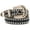 04-black (Golden Buckle), variant on CHUNTIAN Rhinestone Belt for Men Women Western Cowboy Cowgirl Bling Studded Leather Belt for Jeans Pants
