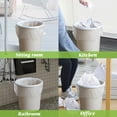 thumbnail image 6 of 1.2 Gallon 210 Counts Strong Trash Bags Garbage Bags, Bathroom Trash Can Bags Waste Basket Liners, Small Plastic Bags for home office kitchen, fit 5 Liter 5L, 1 Gal, Clear, 6 of 8