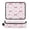 Pink Butterfly Knot and Flowers, variant on Hair Tool Organizer Bag with Heat Resistant Mat Removable Travel Storage Case for Hot Air Brushes Curling Irons Butterfly Knot Decoration