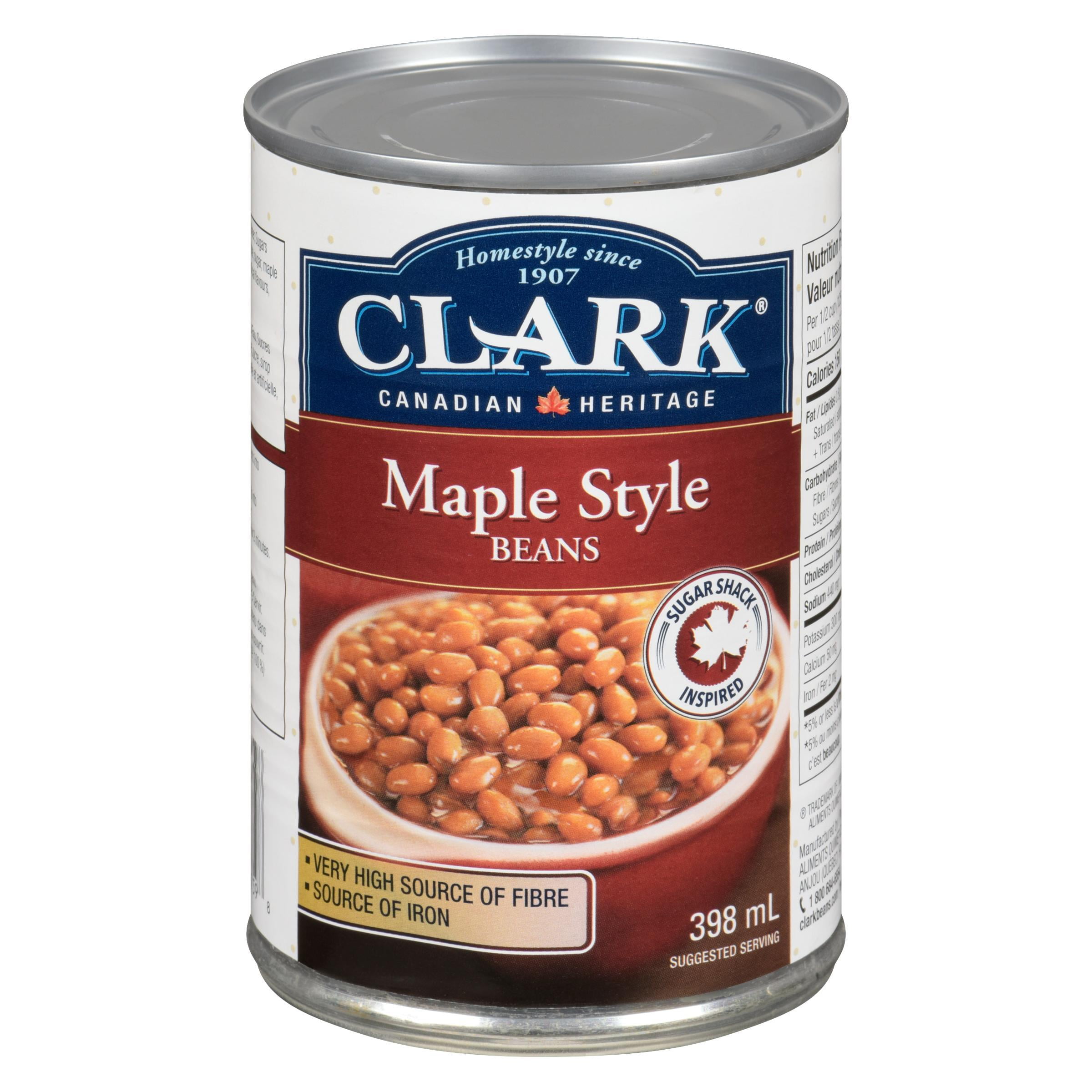 Clark Maple Style Baked Beans, 398 ml