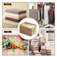 thumbnail image 5 of Multi-Functional Closet Organizer,Steel Ring Storage Box, Fabric Folding Bedroom Wardrobe Clothes Storage Box A, 5 of 5