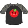 thumbnail image 3 of Inktastic Smiling Apple Boys or Girls Toddler T-Shirt, 3 of 5