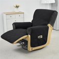 thumbnail image 3 of Power Lift Recliner Chair Covers,Recliner Covers That Stay In Place,Lift Chair Covers,Quilted Recliner Covers,With Storage Pockets and Elastic Straps Furniture Protector, 3 of 7