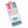 thumbnail image 2 of YAOMOBB Fluorescent Marker 5Pcs Smooth Writing Fluorescent Stationery Set Non slip Handle for Precision, 2 of 6