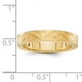 thumbnail image 3 of 14k 5mm Fancy Swirl Design Wedding Band Size 7 XWB200, 3 of 4