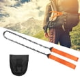 thumbnail image 1 of Outdoor Mini Portable  Survival Chain Hand Chain Saw Survival 33t Logging Camping Pocket Saw Tool, 1 of 8