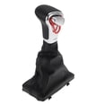 thumbnail image 1 of Perilla de Cambio de Marcha Automática Única para Audi A3 8P 2004-2015, Perilla del Cambio de Marcha, Cubierta de Botón de Cambio de Plástico y Cuero Sintético, 1 of 6