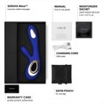thumbnail image 2 of LELO SORAYA Wave Rabbit Sex Toy Double Stimulation Vibrating Massager Women, Midnight Blue, 2 of 6