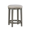 thumbnail image 5 of Cterwk Set of 2 Polyester Seat Counter Height Stool for Living Room, Dining Room, Gray, 5 of 6