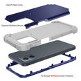 thumbnail image 2 of For Motorola Moto G 5G 2023, Slim Dual Layer 3 in 1 Heavy Duty Protection Hybrid Hard PC Soft Silicone Rugged Bumper Anti Slip Full-Body Protective Cases For Motorola Moto G 5G 2023,
Blue, 2 of 7