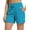 Aqua Blue, variant on Women's Swim Board Shorts High Waisted Quick Dry UPF 50+ Modest Swimsuits 2025 Swimming Bottoms with Boxer Liner Zipper Pockets Black M