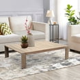 thumbnail image 6 of Neji 51 Inch Coffee Table, Natural Brown Acacia Wood Frame, Plank Surface- Saltoro Sherpi, 6 of 6
