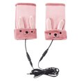 thumbnail image 1 of Guantes con calefacción de invierno Biking Cálido Mittens USB Indoor al aire libre Tamaño sin aislado térmico Suministros para el hogar Pink, 1 par Advancent HA011726-01, 1 of 7