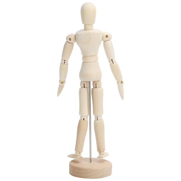 Maniquí De Madera Para El Hogar, 21,7 Cm De Alto, Artista, Movible, Ajustable, Dibujo, Modelos Humanos Para Adornos Del Hogar