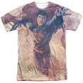 thumbnail image 1 of Superman Men's  Soar Above Sublimation T-shirt White, 1 of 2