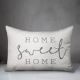 thumbnail image 2 of Creative Products Home Sweet Home Thin Script White and Grey 14x20 Indoor / Outdoor Pillow, 2 of 2