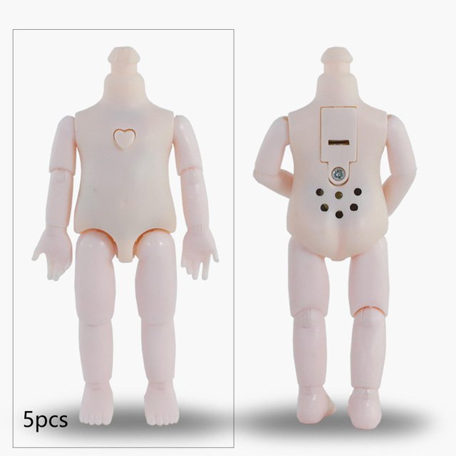 5 Uds Muñeca Cuerpo Desnudo 6,3 Pulgadas 13 Articulaciones Movibles Material Premium Flexible yotijar figura de muñeca