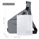 thumbnail image 4 of Paquete deportivo Sling Pack Slim Crossbody Mochila Bolsa de pecho informal ligera para deportes al aire libre Viajes Senderismo, 4 of 7