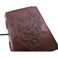thumbnail image 3 of PRASTARA Leather Journal Dual Dragon Handmade Vintage Antique Genuine Diary Notebook Sketchbook Note Pad Gift for Men Women 7X5 Inches Brown, 3 of 3
