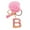 1#B, variant on Initial Letter Keychains for Women, Handbag Pendant Alphabet Key Ring with Tassel