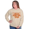 thumbnail image 3 of Deer Hunting Diva Antler Season Women Crewneck Sweatshirt Brisco Brands L, 3 of 5
