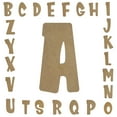 thumbnail image 2 of Wooden Letter Unfinished, Kid Zone Font, Craft Cutout, 2 of 2