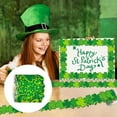 thumbnail image 2 of asddcavvf St Patrick's Day Decorative Stickers Festive Irish For Windows Walls Party Decorations Bring Good Luck Home Product Turntable compatible with Motorized Photography, 2 of 9