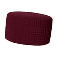 thumbnail image 4 of simhoa Housse de Pouf Douce Housse de Tabouret pour Chambre Salon Repose-Pieds Pouf Rouge, 4 of 8