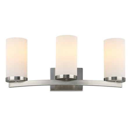 

Design House Desta Vanity Bar in Satin Nickel 3-Light