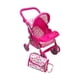 thumbnail image 1 of Carriola para Muñeca Accesorio The Baby Shop con llantas soft eva anti-ruido y resistentes Rosa -, 1 of 4