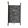 thumbnail image 4 of 2 Pieces Mesh Bag Vehicle Roof Storage Net Car Ceiling Pouch Drawstring Organizer for Clothes Sundries, Black, 4 of 9