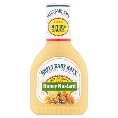 (3 Pack) Sweet Baby Ray's Honey Mustard Dipping Sauce, 14 fl