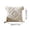 Beige, variant on Bohemian Tufted Throw Pillow Cover 17.7x17.7 Inch, Geometric Pattern Cushion Case with Tassels, Soft Polyester Fabric for Sofa and Bed