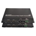 thumbnail image 3 of Transwan 4K HDMI Over Fiber Extender with 3.5mm Stereo Audio & IR Infrared & RS232 Over SM Fiber 10 Kilometers, Max 4K @ 30Hz, HDCP Compliance (Over 1 core Single-Mode Fiber), 3 of 6