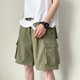 thumbnail image 4 of Pantalones cortos cargo multibolsillos para hombre, nuevos pantalones cortos de verano para correr, fitness, de secado rápido, pantalones deportivos holgados e informales para entrenamiento de balonce, 4 of 5