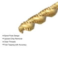 thumbnail image 3 of Unique Bargains 4-40 UNC High Speed Steel Machine 3 Spiral Flutes Thread Tap Titanium Plated, 3 of 5