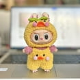 thumbnail image 5 of Ropa para muñecas en miniatura de 17 cm, sin muñeca, mono de oso marrón, conjunto de ropa de jardín de infantes, atuendo para muñecas ídolos Kpop Exo Labubu, llavero, 5 of 5