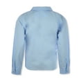 thumbnail image 3 of Cookie's Girls' L/S Pan Button-Up Shirt - blue, 8 (Big Girls), 3 of 5