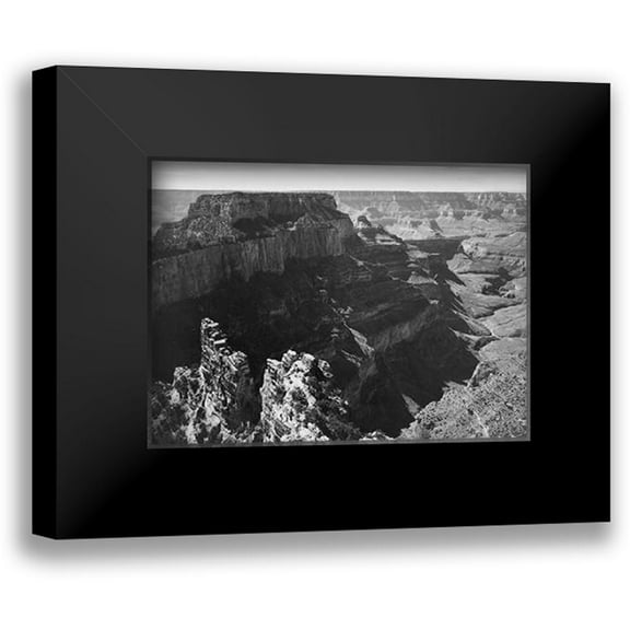 Adams, Ansel 14x11 Black Modern Framed Museum Art Print Titled - Grand Canyon National Park, Arizona - National Parks and Monuments, 1941