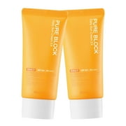 A'PIEU Pure Block Daily Sunscreen Cream SPF50/PA++++ 50ml (2 Pack) - Made in Korea