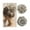 27T613, variant on Synthetic Curly Messy Bun Hair Piece - Elastic Drawstring Scrunchies for Women