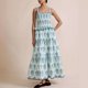 thumbnail image 2 of Vestido largo bohemio elegante con tirantes finos para verano y otoño, ropa informal para mujer, para fiesta, trabajo, noche, oficina, vestidos de corte A, 2 of 5
