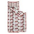 thumbnail image 2 of Red Christmas Farm and Truck Pattern Toddler Nap Mats for Kids Preschool,50"x20" Sleeping Mat Bag or Kids,Toddler Sleeping Bag,Toddler Nap Mat or Daycare, 2 of 6