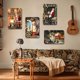 thumbnail image 5 of Kit Pintura Hierro Rectangular Placa Metal Vintage Papá Noel Del 20x30cm 4 Uds., 5 of 9