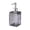 GY, variant on EGNMCR Storage Containers Textured Glass Soap Dispenser Refillable Liquid Hand Soap Dispenser For Bathroom Premiums Pump Bottle For Shower Gel Shampoo Lotion Kitchen Sink Decor Glass vial